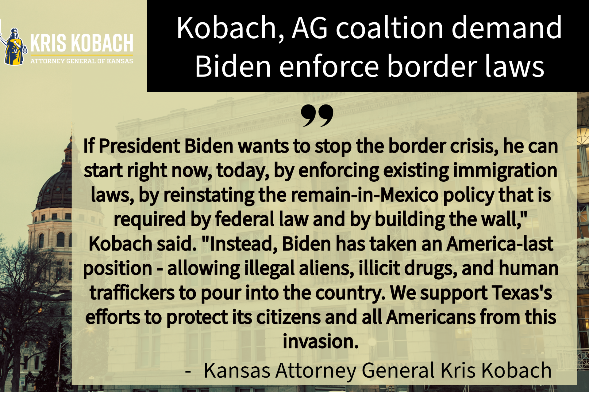 Kobach quote