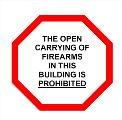 Open Carry Prohibited